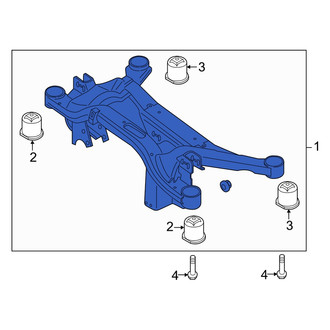 Audi OE - Rear Suspension Subframe Crossmember