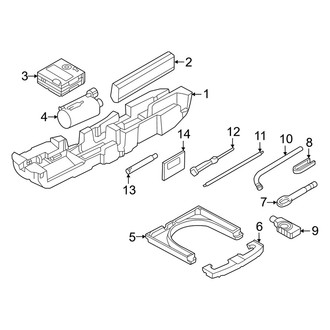 Audi OE - Rear Body & Floor - Jack & Components