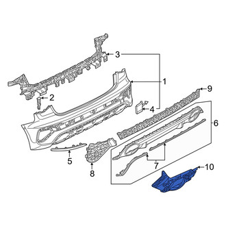 Audi OE - Right Valance Panel Bracket