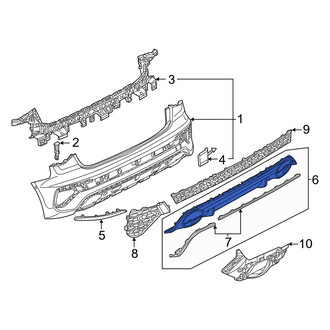 Audi OE - Rear Valance Panel