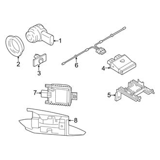 Audi OE - Rear Bumper - Electrical Components