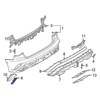 Audi OE - Rear Right Reflector Panel