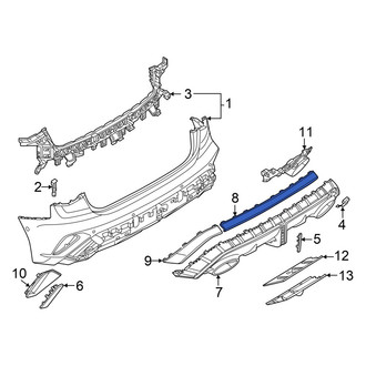 Audi OE - Front Left Bumper Trim