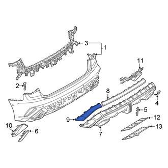 Audi OE - Front Left Bumper Trim