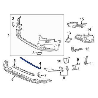 Audi OE - Front Bumper Trim