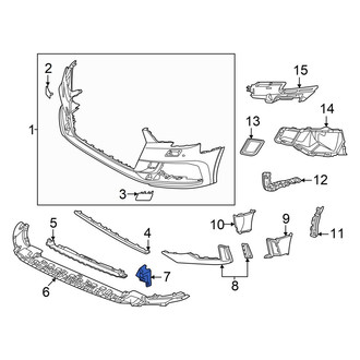 Audi OE - Right Valance Panel Insulator