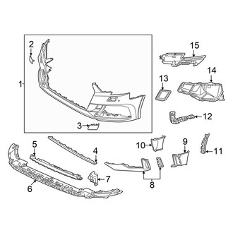 Audi OE - Front Bumper & Grille - Bumper & Components (Bumper Cover and Components)