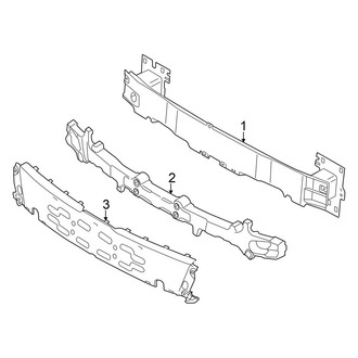 Audi OE - Front Bumper & Grille - Bumper & Components (Mount Components)