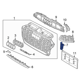 Audi OE - Front Left Outer Grille