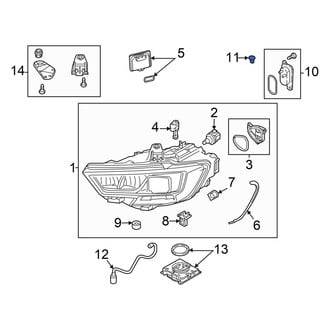 Audi OE - Front Headlight Bulb Cap