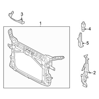 Audi OE - Radiator Support