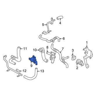 Audi OE - HVAC Heater Control Valve Solenoid
