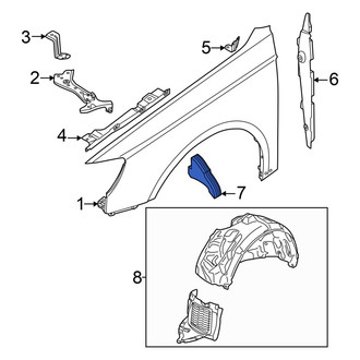 Audi OE - Fender Seal