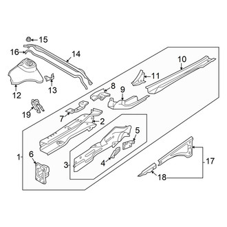Audi OE - Fender - Structural Components & Rails