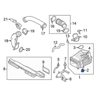 Audi OE - Air Filter Housing Grommet