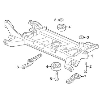 Audi OE - Front Suspension - Suspension Mounting
