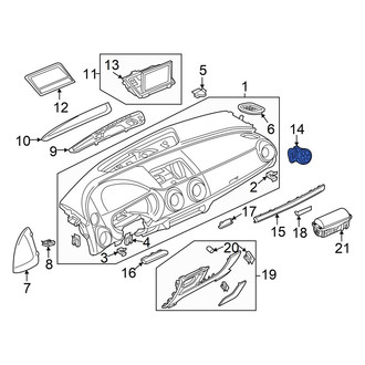 Audi OE - Dashboard Air Vent