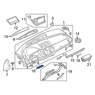 Audi OE - Left Instrument Panel Molding