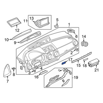 Audi OE - Center Instrument Panel Molding
