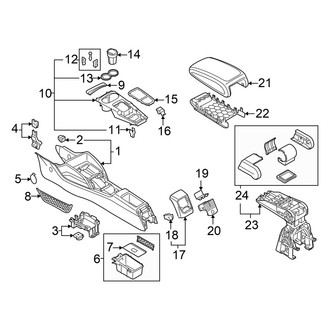 Audi OE - Console (Body & Components)