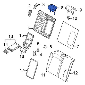 Audi OE - Rear Right Inner Headrest