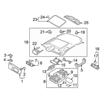 Audi OE - Roof - Interior Trim (Roof Trim)