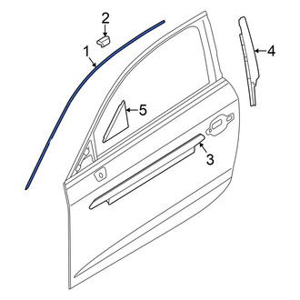 Audi OE - Front Right Door Reveal Molding