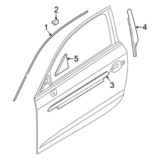Audi OE - Front Door - Exterior Trim