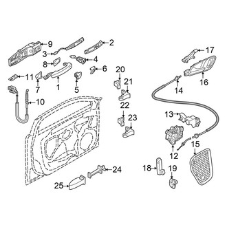 Audi OE - Front Door - Lock & Hardware