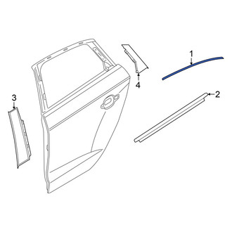 Audi OE - Front Left Door Reveal Molding