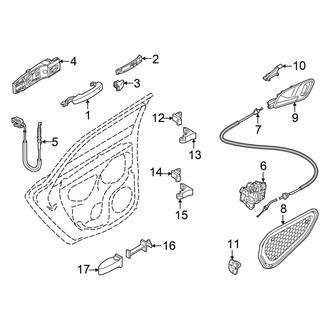 Audi OE - Rear Door - Lock & Hardware