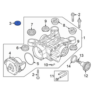 Audi OE - Differential Housing Washer