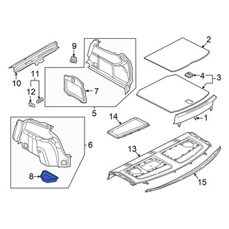 Audi OE - Rear Trunk Floor Storage Box