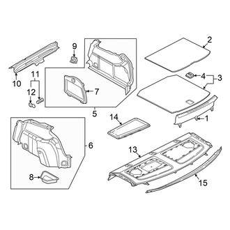 Audi OE - Rear Body & Floor - Interior Trim
