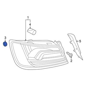 Audi OE - Tail Light Nut