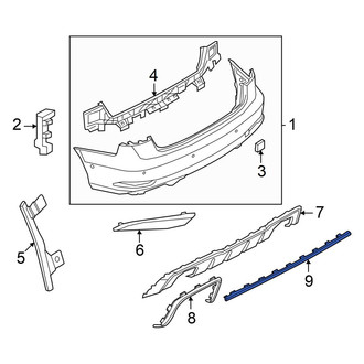 Audi OE - Front Bumper Trim