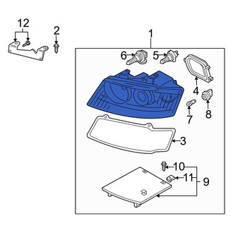 Audi OE - Front Left Headlight Assembly