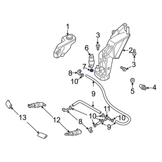 Audi OE - Washer Fluid Reservoir Mounting Grommet