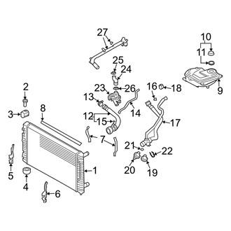 Audi OE - Cooling - Radiator & Components (1.8L)