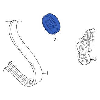 Audi OE - Accessory Drive Belt Idler Pulley
