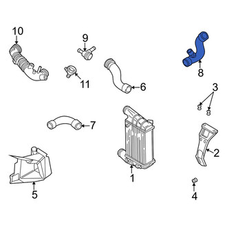 Audi OE - Rear Intercooler Pipe