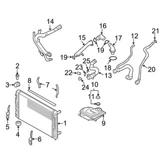 Audi OE - Cooling - Radiator & Components (3.0L)