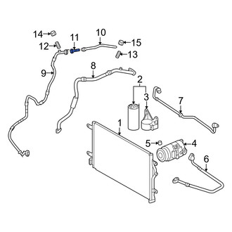 Audi OE - A/C Orifice Tube