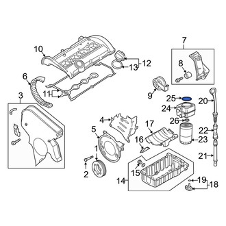 Audi OE - Engine Oil Cooler Gasket