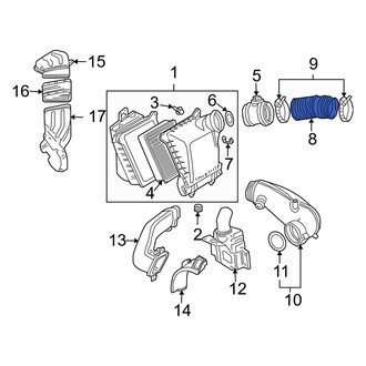 Audi OE - Engine Air Intake Hose