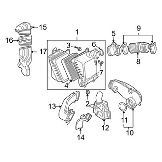 Audi OE - Engine / Transaxle - Air Intake (Convertible 3.0L)