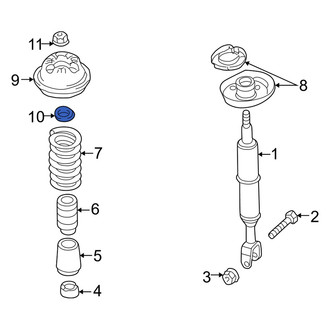 Audi OE - Suspension Strut Mount Washer