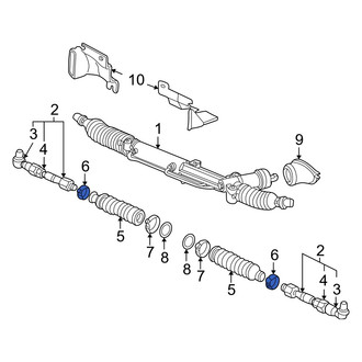 Audi OE - Outer Rack and Pinion Bellows Clamp