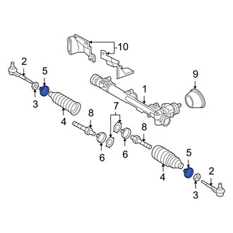 Audi OE - Outer Rack and Pinion Bellows Clamp