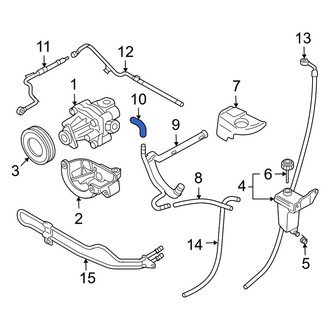 Audi OE - Power Steering Pressure Hose